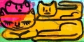 魔ネコ迷画カラフルで陽気な猫ｎ (4)