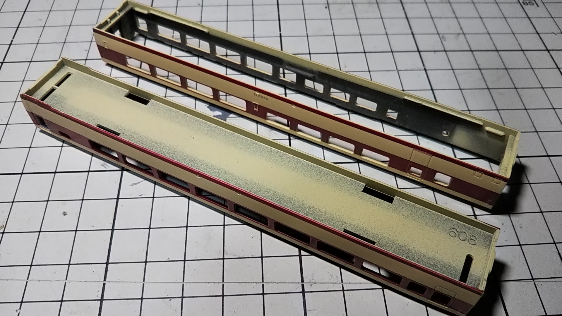 キハ8０（T)をⅯ車に/KATO 旧製品キハ82系の加工 - R360 鉄道模型 雑記帳