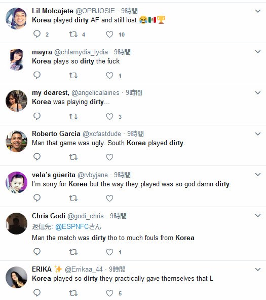 【W杯】ツイッターで｢Korea dirty｣で検索すると大量にヒット！！　世界で韓国へのヘイトが蔓延