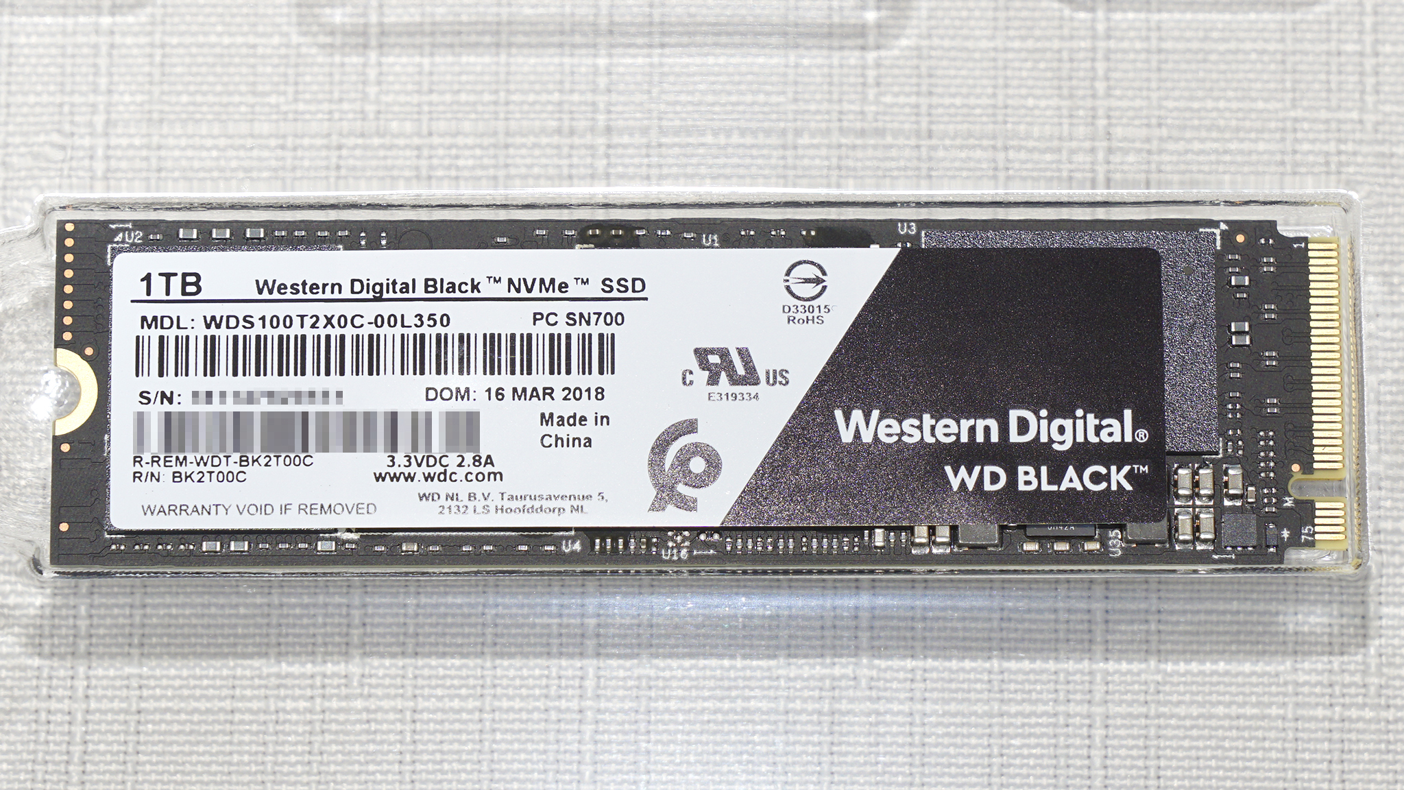 WD Black NVMe WDS100T2X0C | J.M.P.D.