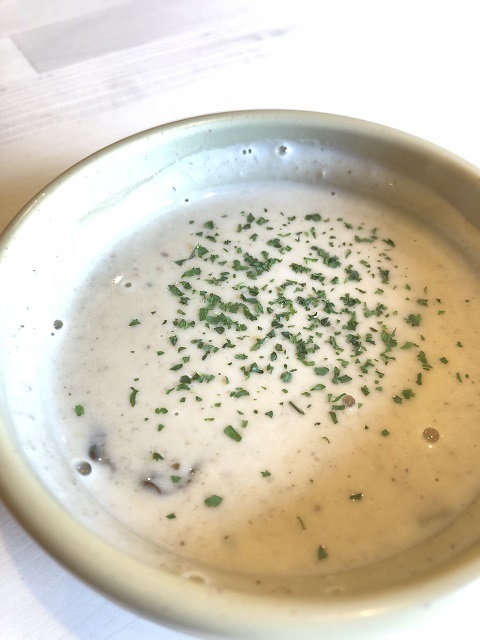 マッシュルームスタンド 舟形 スープ