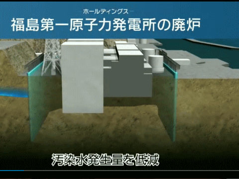 凍土壁の効果で汚染水の発生量を低減したと発表する東京電力
