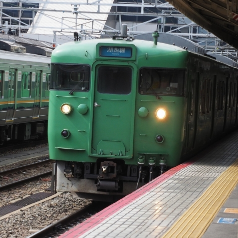 JR湖西線 113系 電車【京都駅】