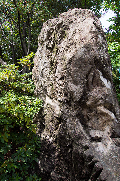 川間町竜神社の岩