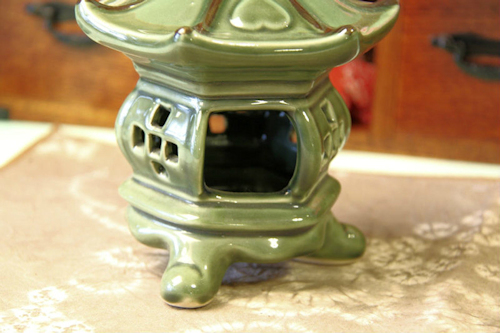 灯篭香炉「緑」