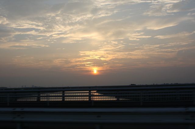 茨城の自然　夕日