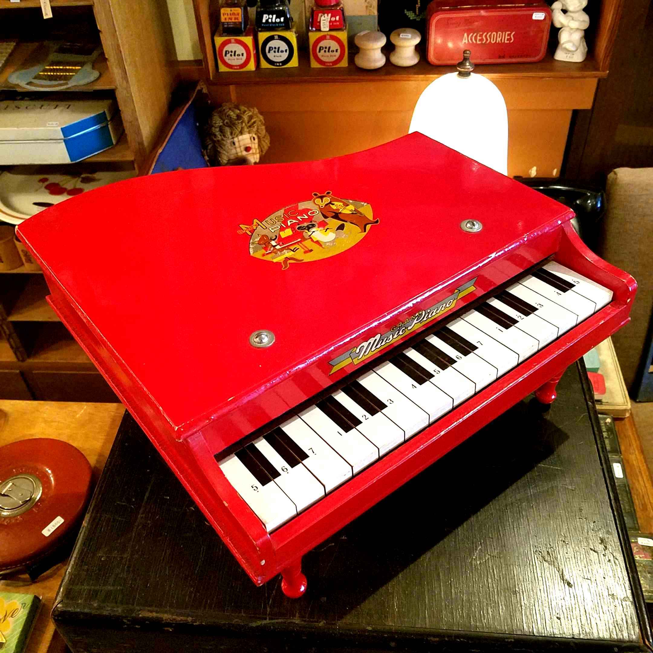 昭和レトロ ピアノのおもちゃ-